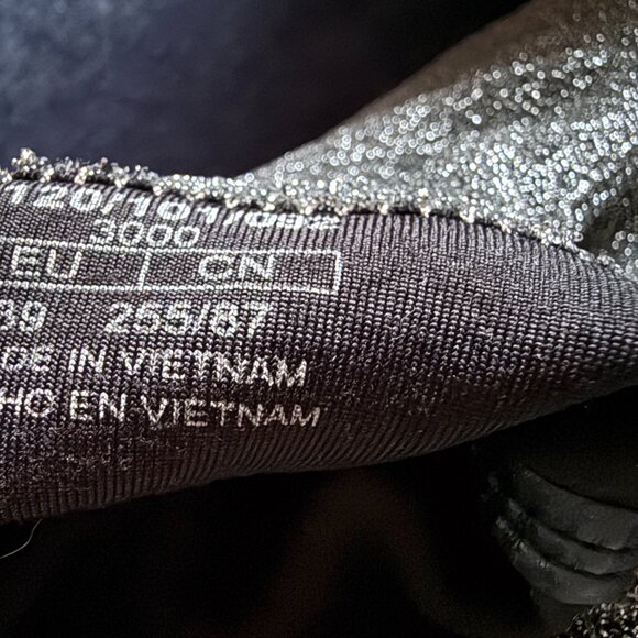 ZARA SLIVER MESH ANKLE BOOTS, Size 9 - Picture 7 of 7